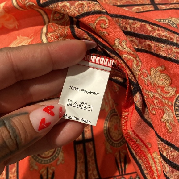 Chic Boho Crush style Long Sleeve Multicolor Floral Modern style Sz.2xl - Picture 5 of 8